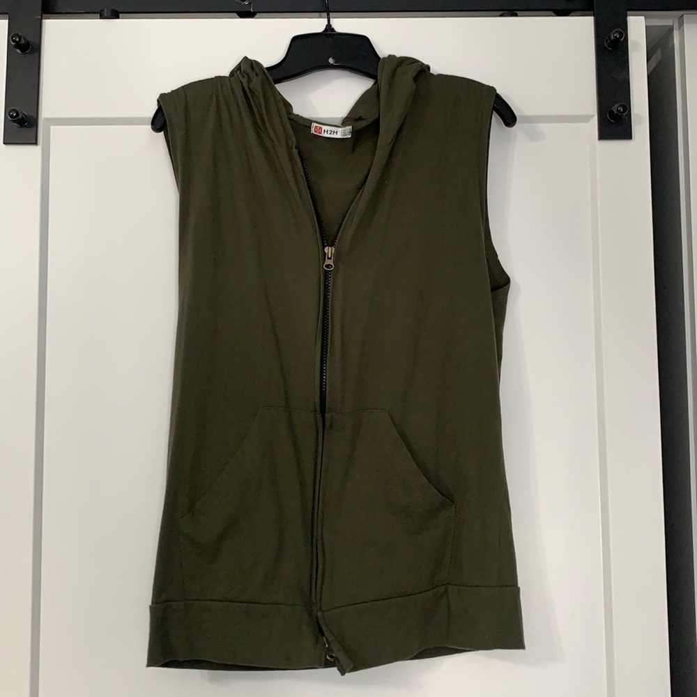 Vest with hood